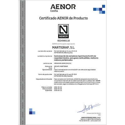 certificado 053 0109 a bp valvula