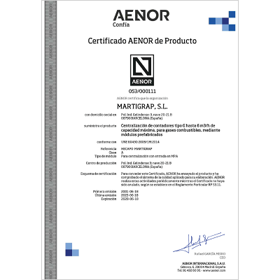 certificado 053 0111 mpa
